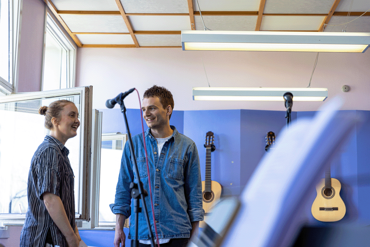 Musik højskole og Sang billede Musik højskole undervisning